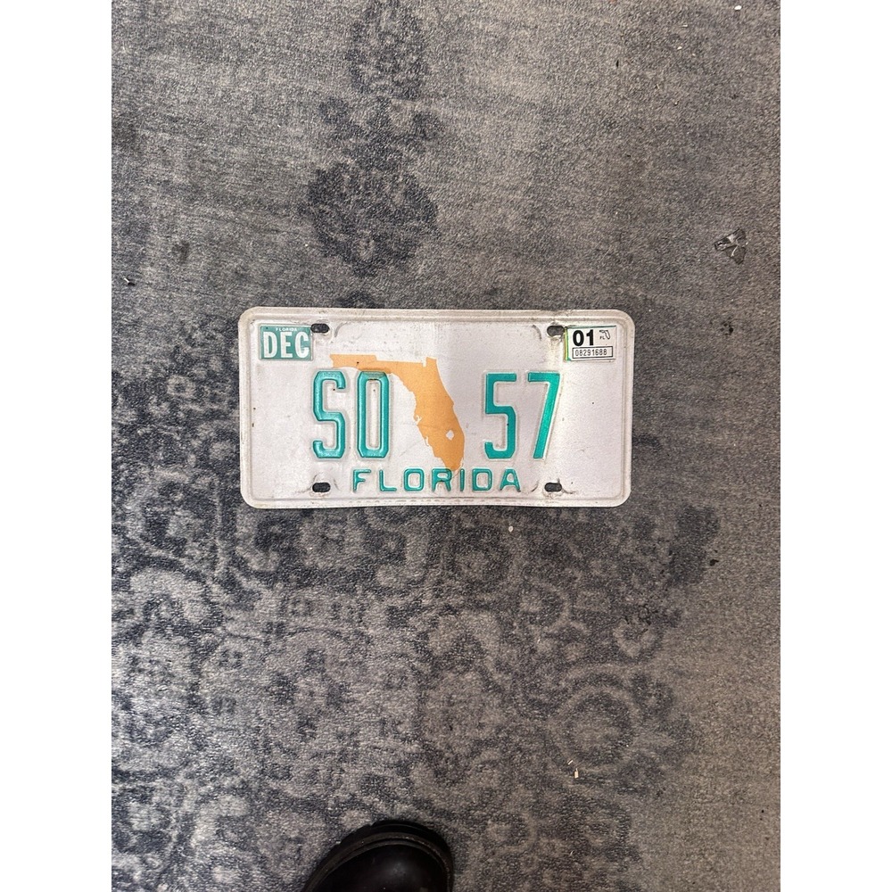 Vintage 1998 Florida License Plate S0 57